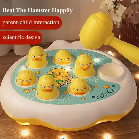 Duck, Frog and Pig Hammer Puzzle
