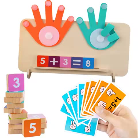 Finger Counting Number Blocks