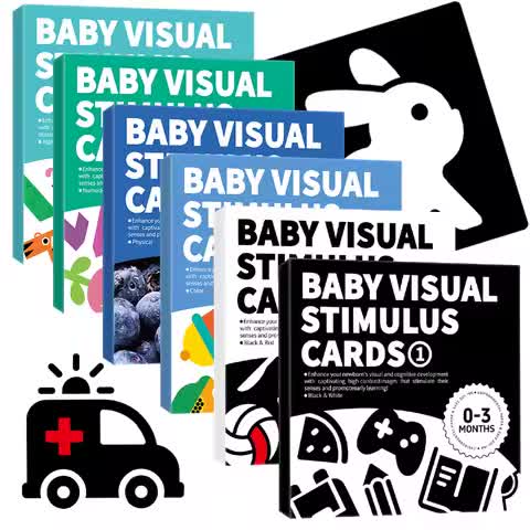 Montessori Baby Visual Stimulation Flash Cards