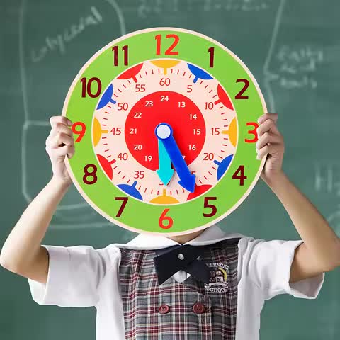 Montessori Wooden Learning Clock