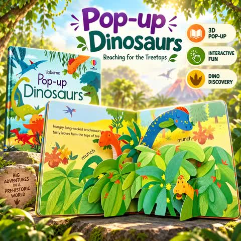 Pop-Up Dinosaurs 3D Board Book