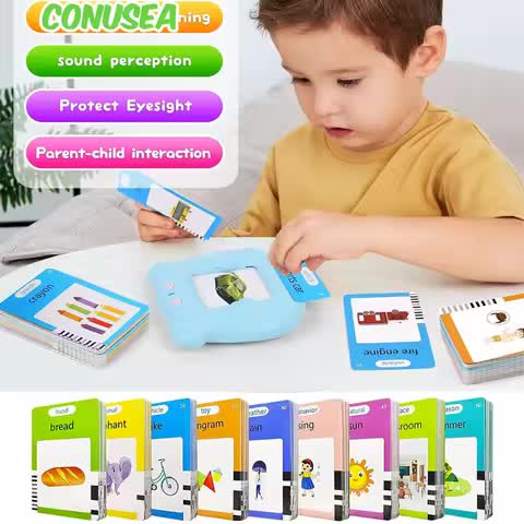 Toddler Talking Flash Card Book